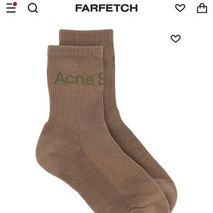 Acne Studios khaki green socks